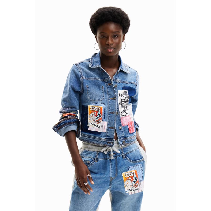 Desigual（デシグアル） ミッキーマウス パッチワーク デニム