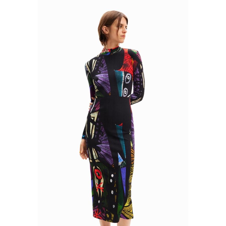 M. Christian Lacroix アーティ ミディワンピース_1