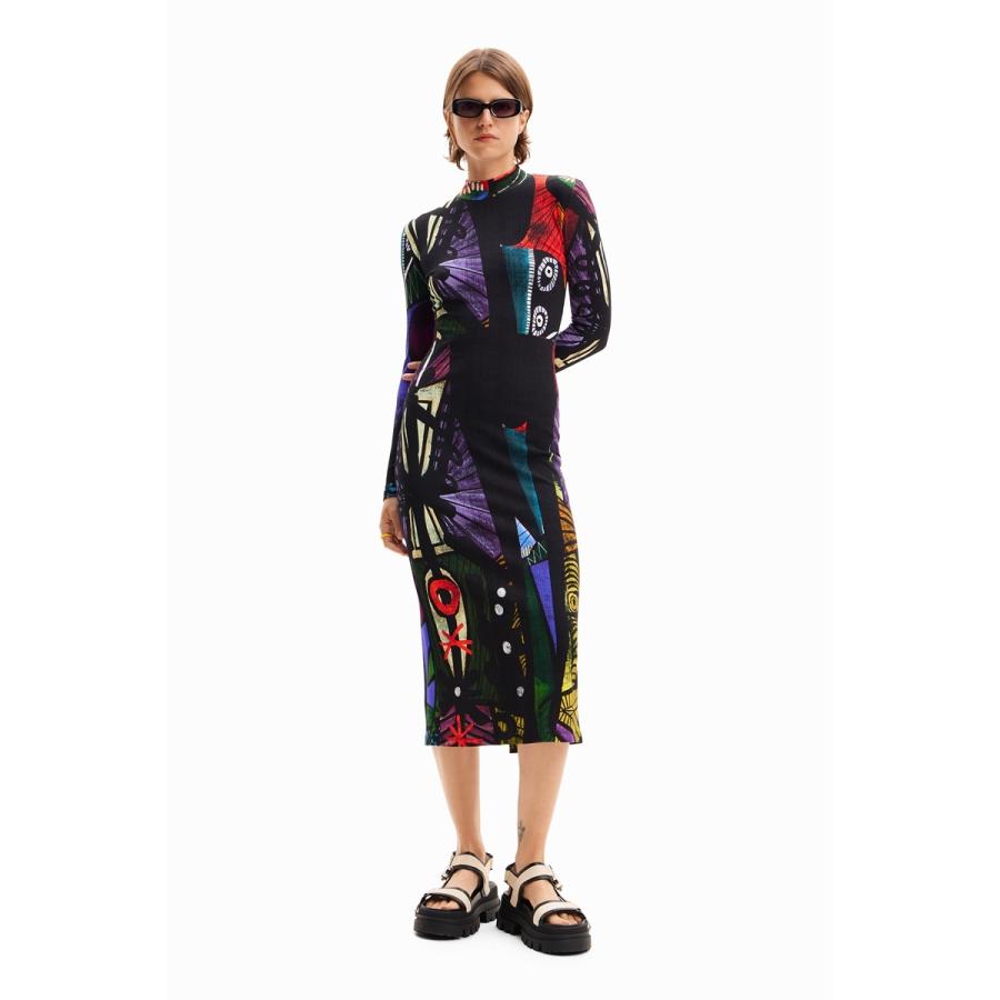 M. Christian Lacroix アーティ ミディワンピース_2