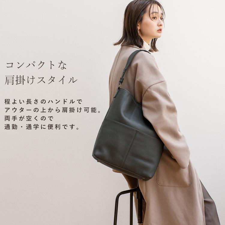 VitaFelice（ヴィータフェリーチェ） 本革ワンハンドルトートバッグ
