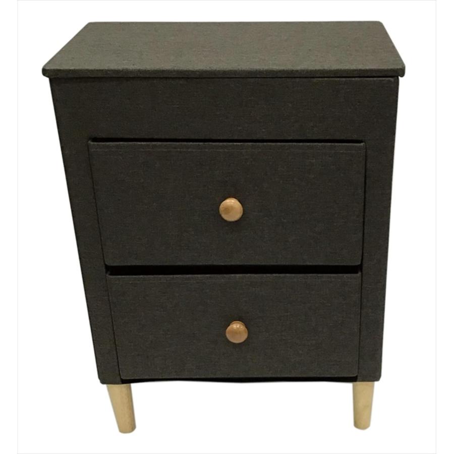 折りたためるファブリックチェスト2段