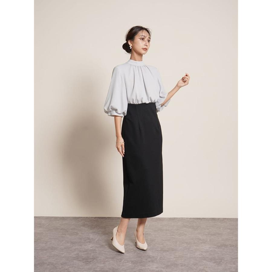 FENNEL（フェンネル） バックリボンバイカラーワンピース : マルイ