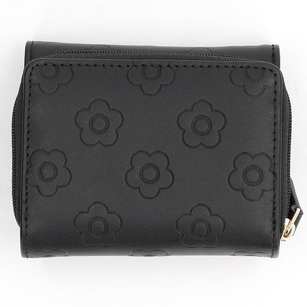 MARY QUANT デイジーアウトラインパターン2 ミニウォレット