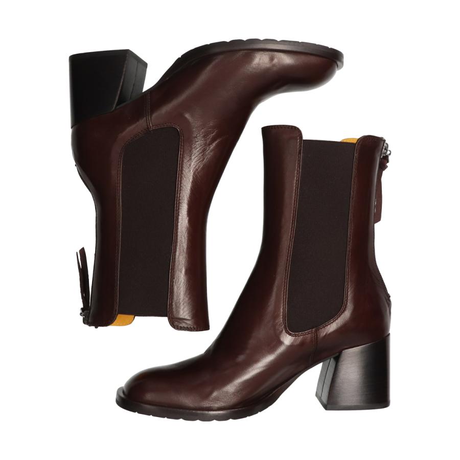 mara bini◆6.5cmヒール◆バックジップサイドゴアブーツ