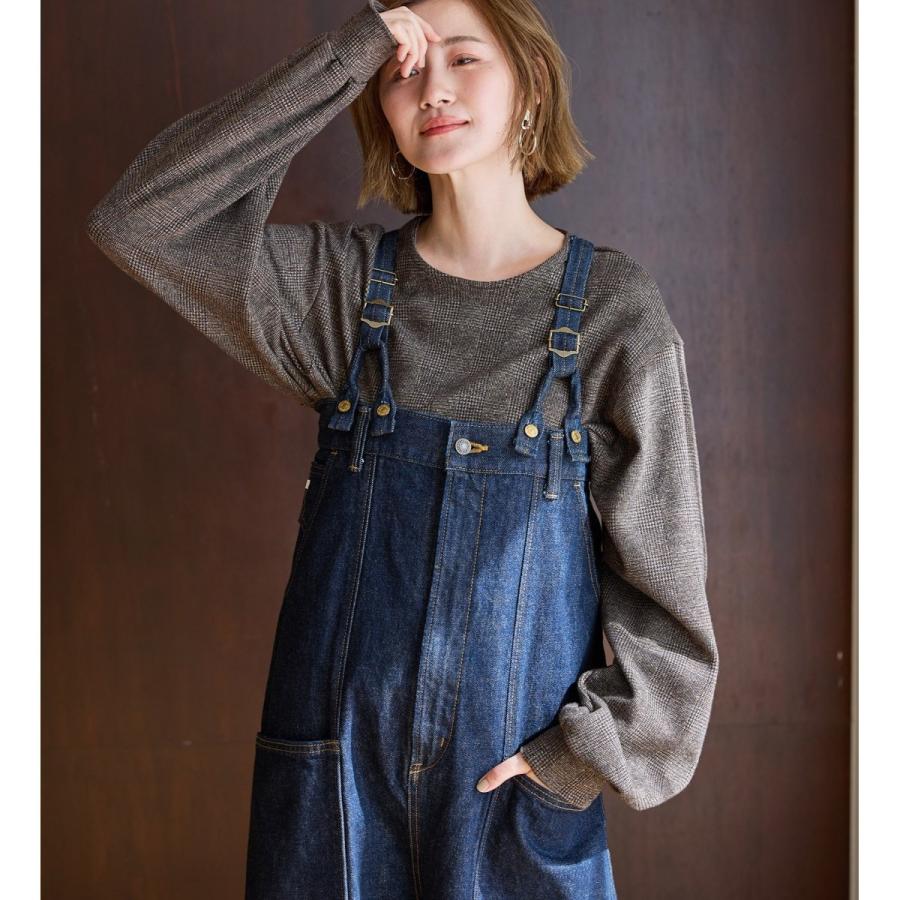 atelier SOMETHING W KNEE SALOPETTE】サロペット SOMETHING atelier W KNEE SALOPETTE/マルチウェイデニムベア