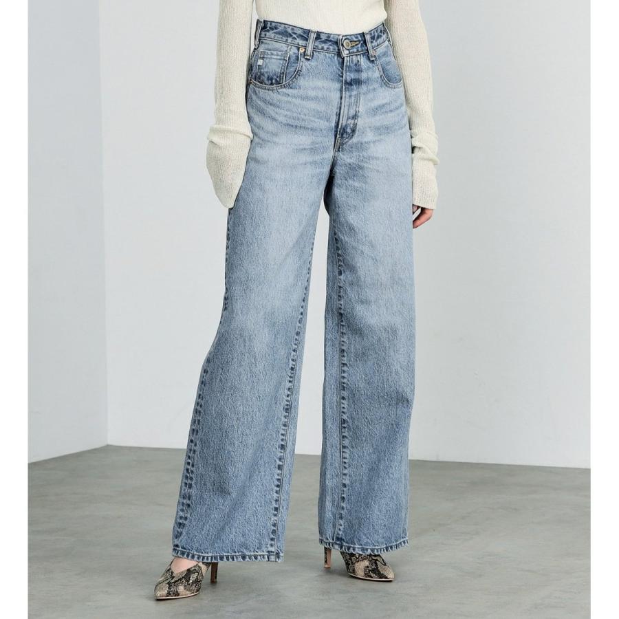 SOMETHING LISA ヴィンテージワイドデニムパンツ　Sサイズ SOMETHING LISA ヴィンテージワイドデニムパンツ|SOMETHING