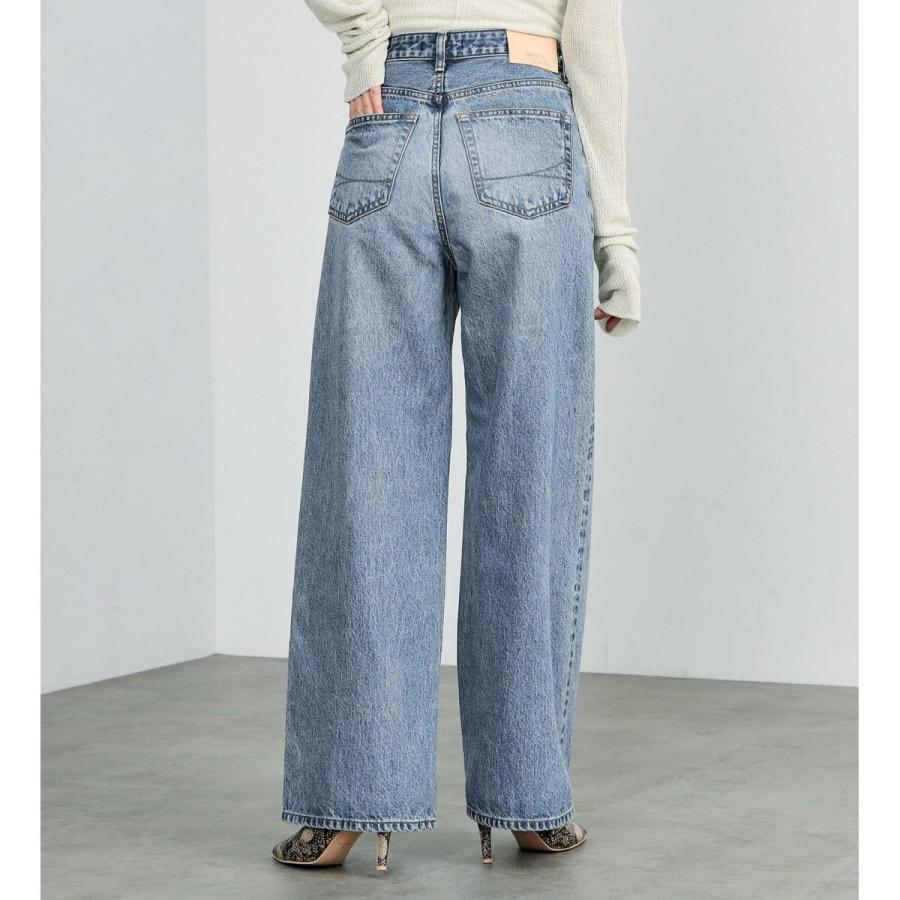 SOMETHING LISA ヴィンテージワイドデニムパンツ　Sサイズ SOMETHING LISA ワイドデニムパンツ | サムシング(SOMETHING