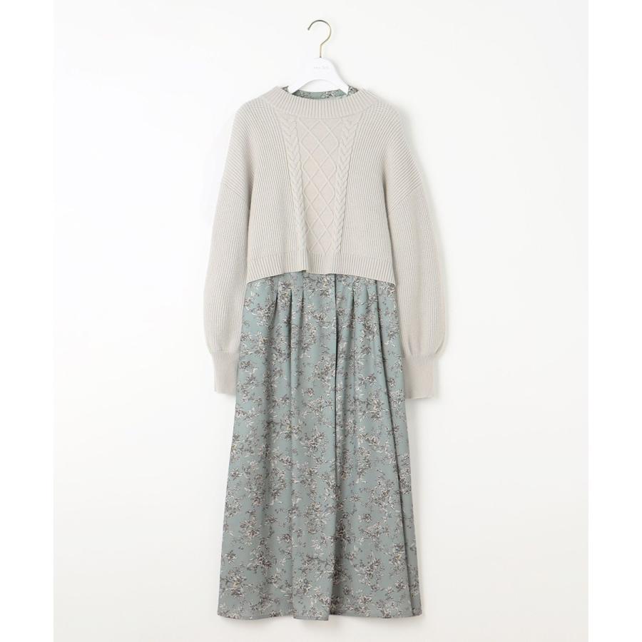 ANYSIS【2SET】クロップドニットセット ワンピース ANY SIS（エニィスィス） 【2SET】クロップドニットセット ワンピース