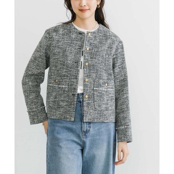 URBAN RESEARCH（アーバンリサーチ） ツイードノーカラージャケット