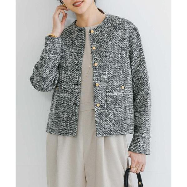 URBAN RESEARCH　ツイードノーカラージャケット URBAN RESEARCH｜ツイードノーカラージャケット | Rakuten