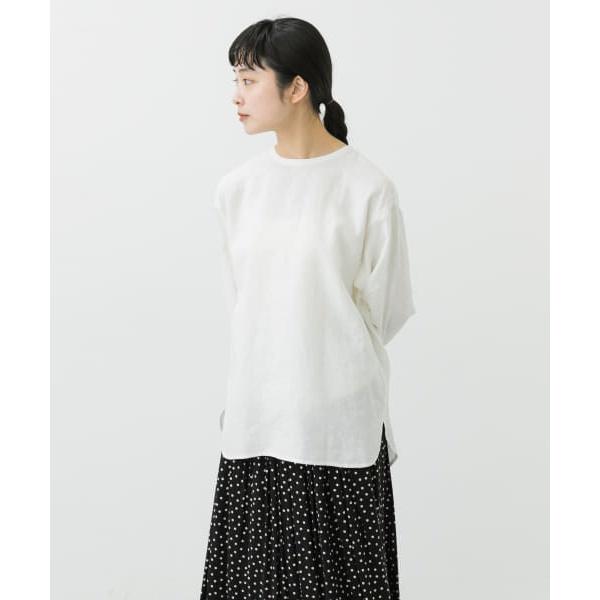 かぐれ　リネンクルーネックプルオーバー　美品 かぐれ｜リネンクルーネックプルオーバー | Rakuten Fashion
