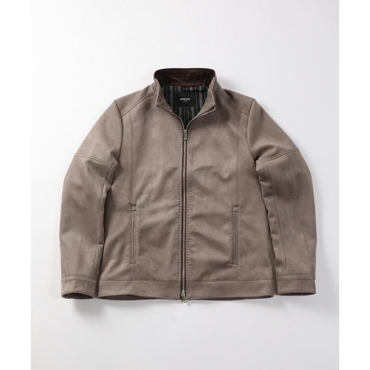 MEN'S BIGI（メンズビギ） フェイクスエードライダースジャケット