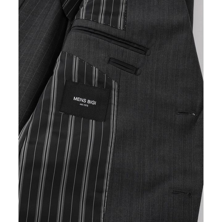 MEN'S BIGI（メンズビギ） ヘリンボーンストライプスーツセットアップ