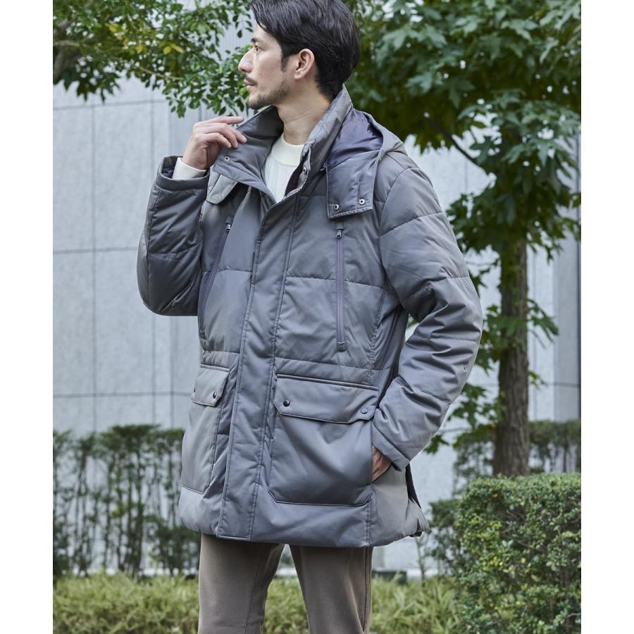 TETE HOMME（テット オム） エアーシャットダウンミドルコート