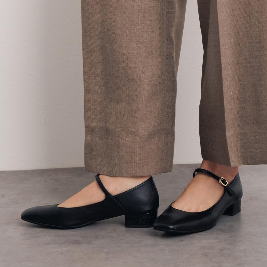 HIMIKO きれいめストラップ◇【SALE】【日本製】【撥水】スクエアトゥ