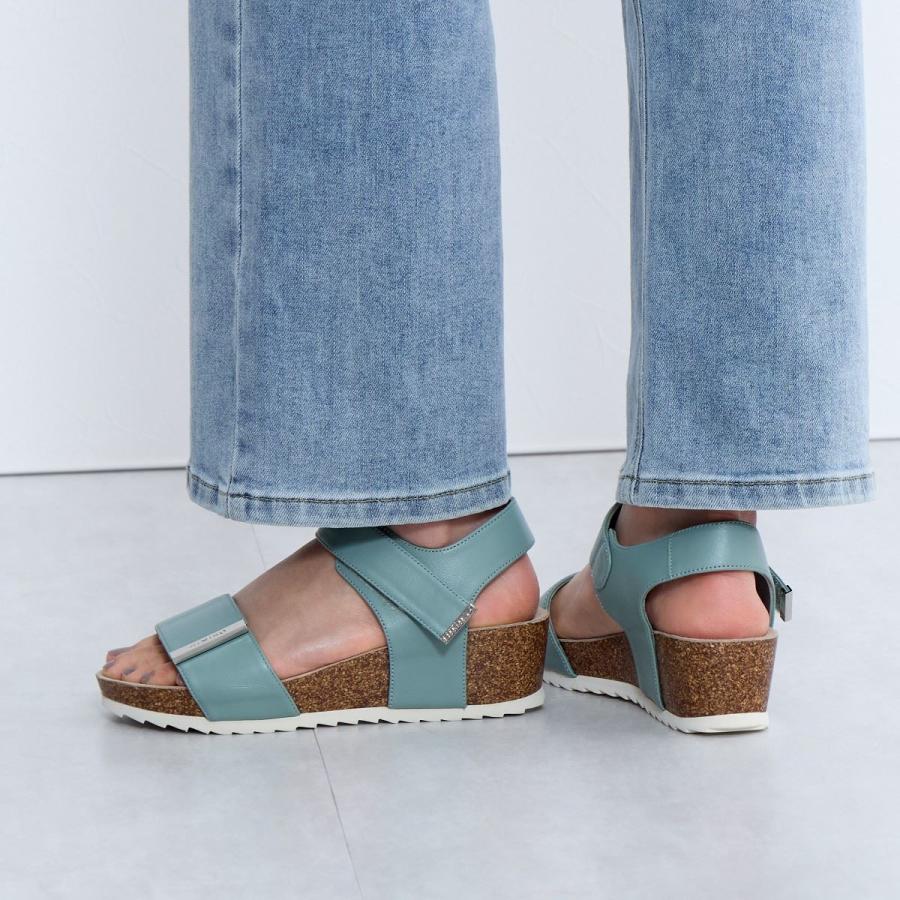 HIMIKO 【SALE】【本革】メタルパーツスポーツサンダル/641203