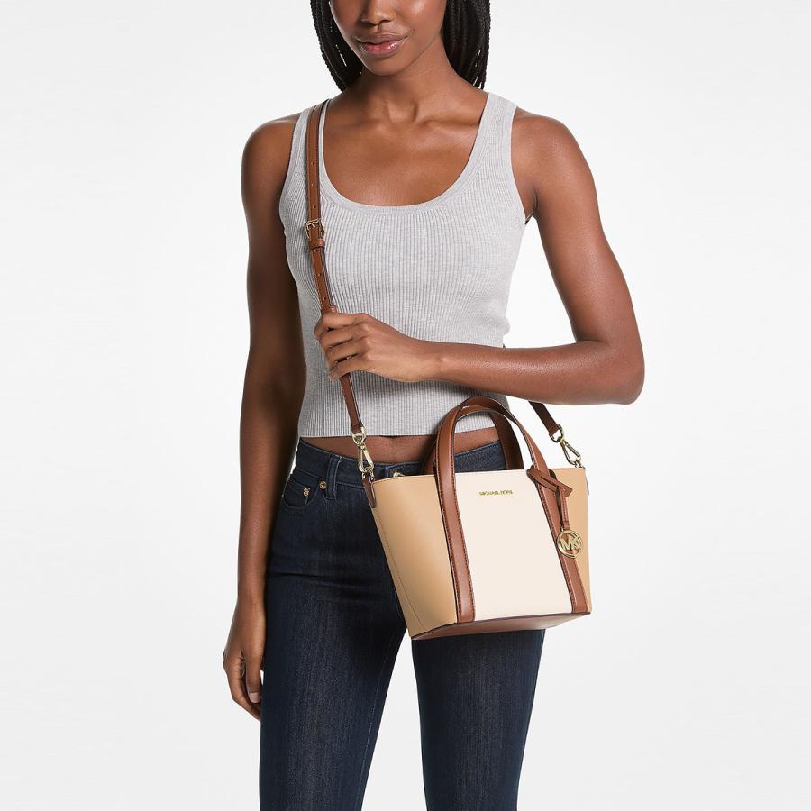 MICHAEL KORS PRATT カラーブロック トート クロスボディ