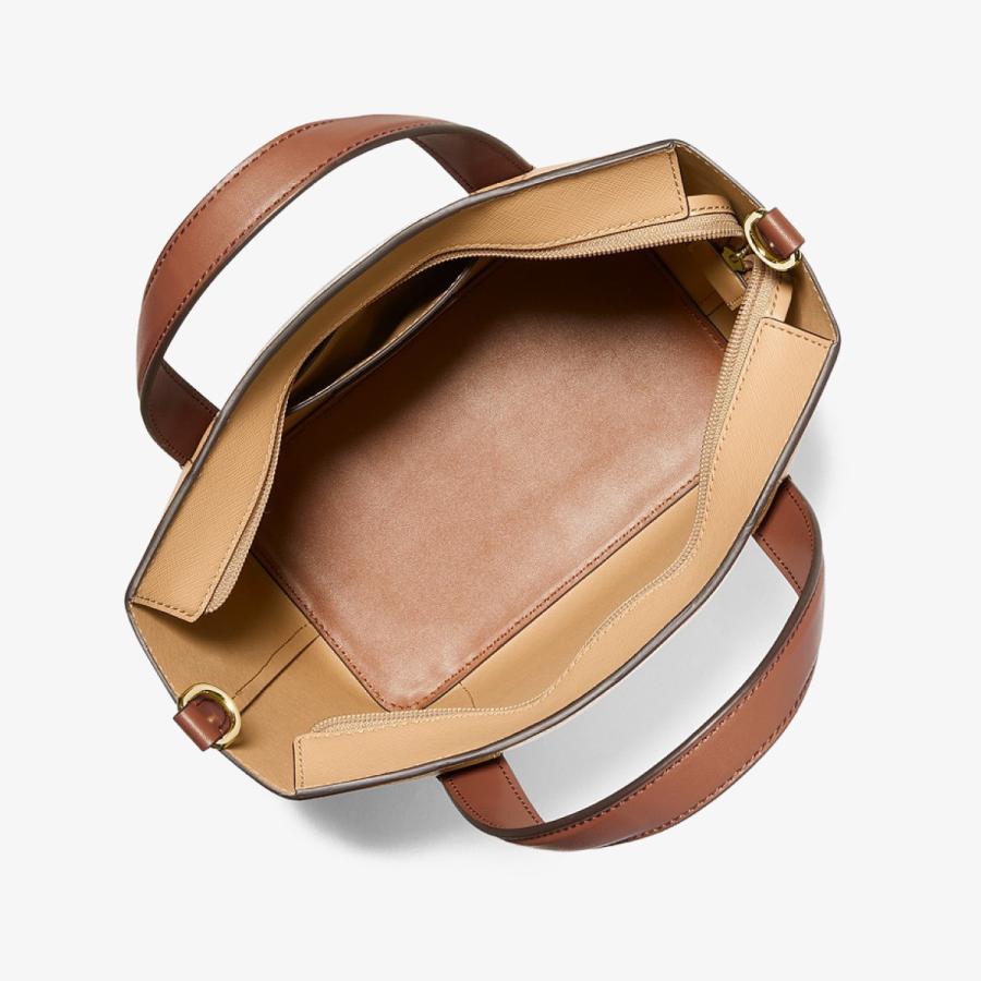 MICHAEL KORS PRATT カラーブロック トート クロスボディ