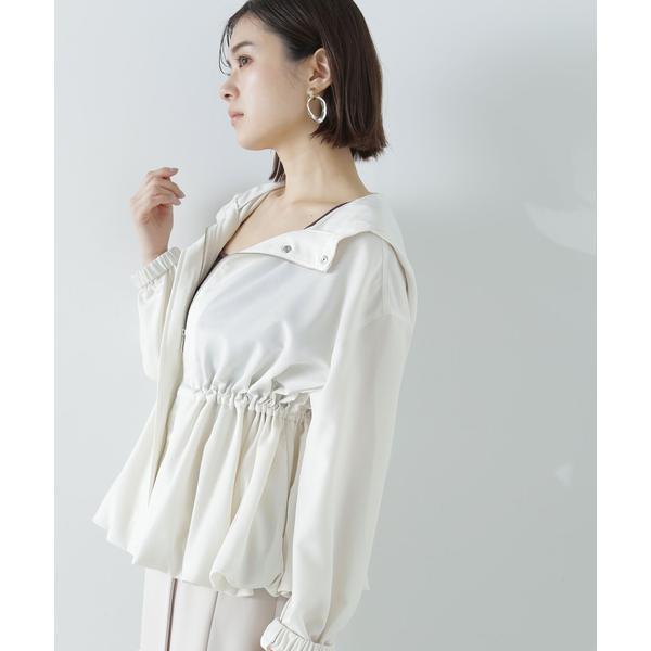 NATURAL BEAUTY BASIC ペプラムバルーンブルゾン 24SS : マルイ