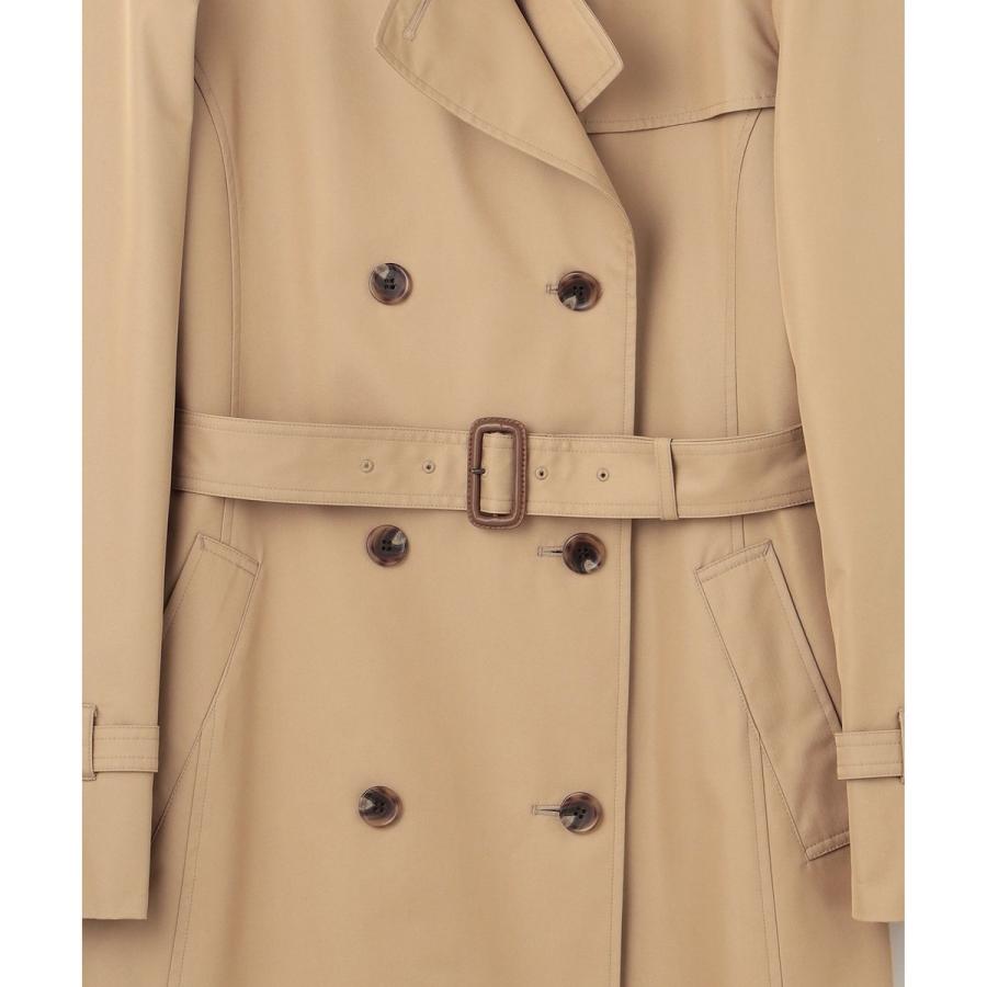 新品タグ付き ✨現行タグ23区 エステルギャバジン ロング トレンチコート 23区｜コットンポリエステルギャバジン ロング トレンチコート