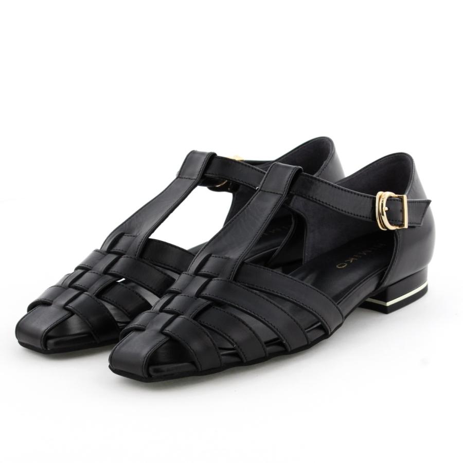 HIMIKO★23.0 ダークブラウン　ソフトスクエアグルカサンダル　新品未使用 HIMIKO☆23.0 ダークブラウン ソフトスクエアグルカサンダル