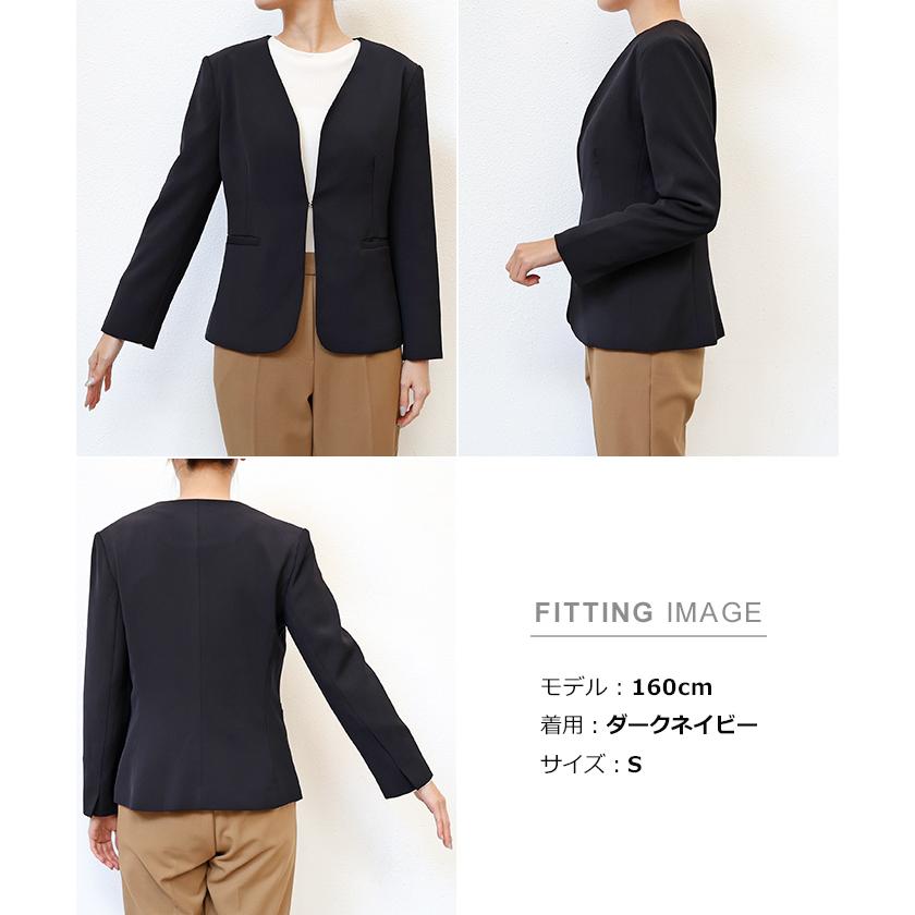 【新品未使用】evernavy ノーカラージャケット Lサイズ 完売商品 楽天市場】evernavy エバーネイビー ノーカラー ジャケット レディース