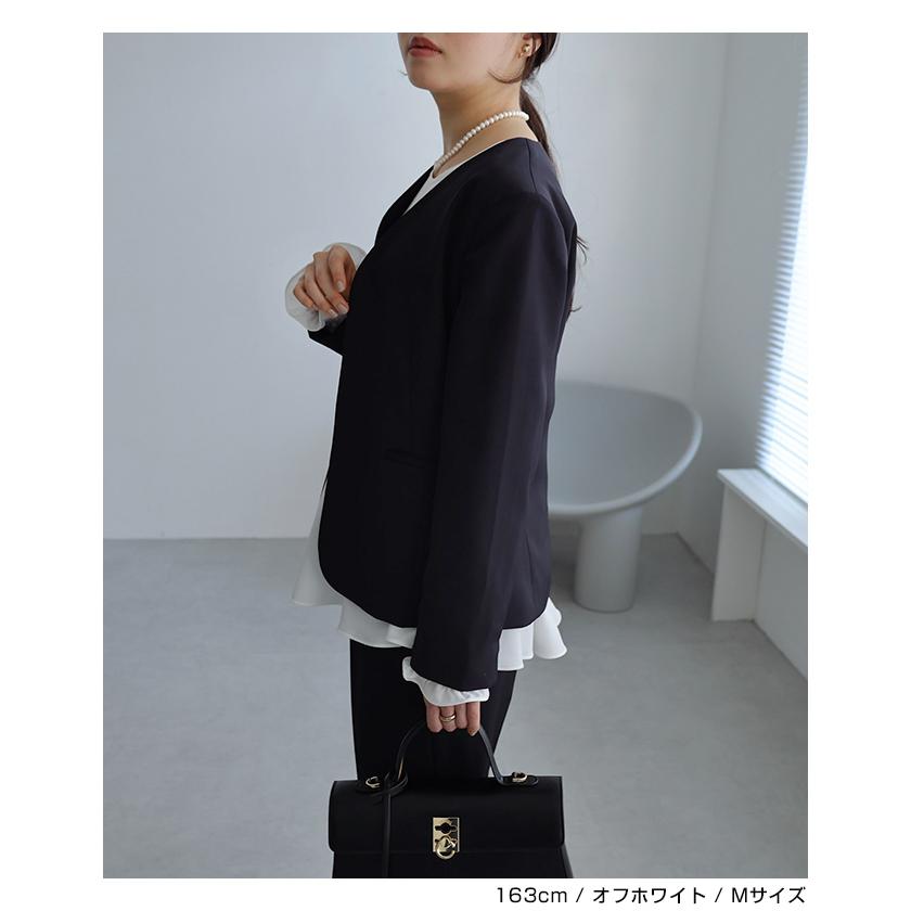 Heve ピオニーペプラムブラウス　ネイビー Heve ヘイヴ PEONYペプラムブラウス BLACK - メルカリ