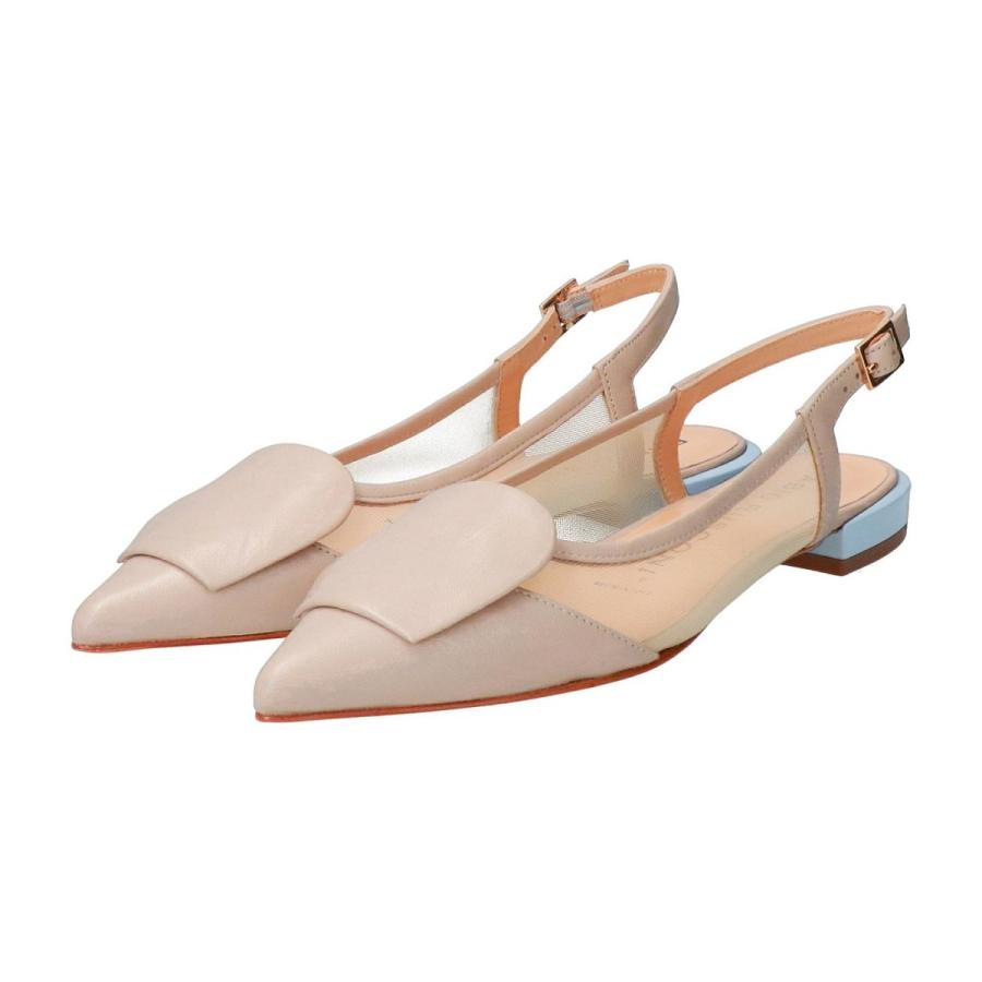 FABIO RUSCONI カラーヒールチュールバックバンド FABIO RUSCONI RUSCONI◇1.6cmヒール◇カラーヒールチュール