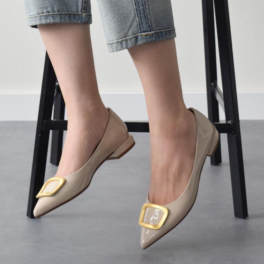 FABIO RUSCONI ローヒールバックルパンプス新品 FABIO RUSCONI RUSCONI◇2cmヒール◇ローヒールバックルパンプス