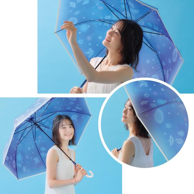 Wpc. 【Wpc.】えのすい×Wpc. アンブレラ 61cm 大きい 傘 ジャンプ傘
