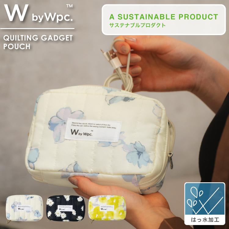 Wpc. 【Wpc.】キルティングガジェットポーチ 撥水加工 トラベルポーチ