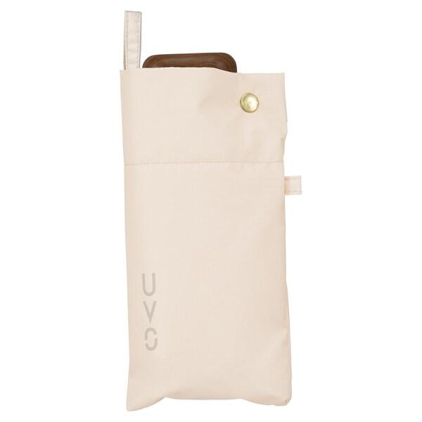 UVO最強日傘　雨傘　長傘　完全遮光　ベージュ　晴雨兼用　新品　人気No.1 UVO 傘 完全遮光100% 最強の日傘「UVO（ウーボ）」12本骨 長傘