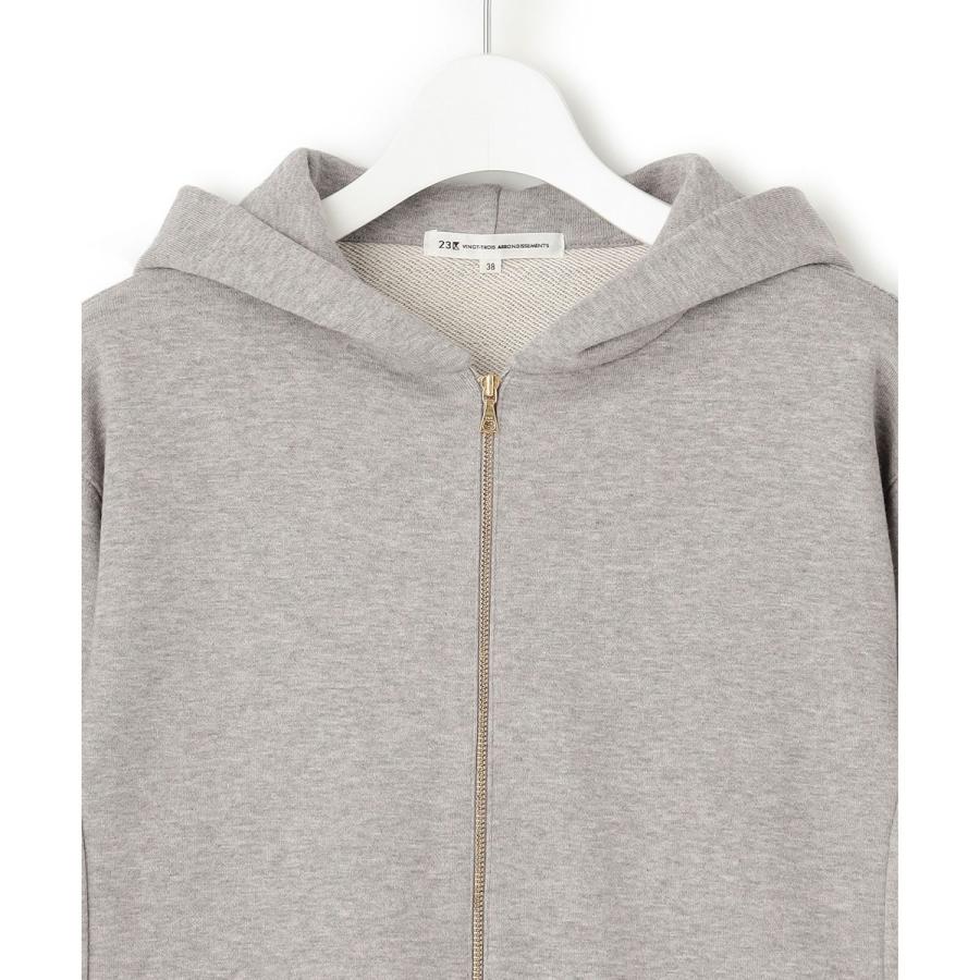 23区 【洗える】オーガニックコットンテリー フーディー