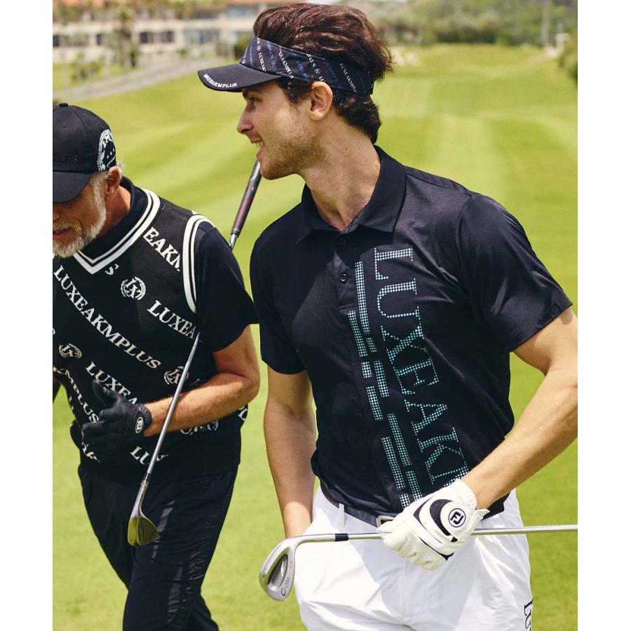 LUXEAKMPLUS ゴルフ 総柄ロゴサンバイザー : マルイ(丸井)Yahoo!店