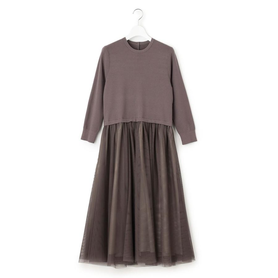 23区（ニジュウサンク） 【洗える】チュールコンビ ワンピース