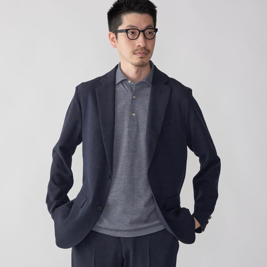 【美品】SHIPS ノーラペルセットアップ スーツ イージー素材 ブラック セール】SHIPS:〈手洗い可能〉ニュー アクティブ セットアップ（スーツ