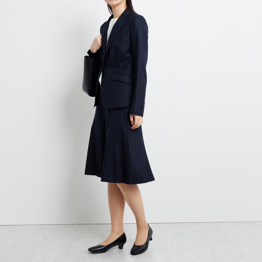 HIMIKO 【撥水】＜3.5cmヒール＞ブラックパンプス/600002 【21.5cm