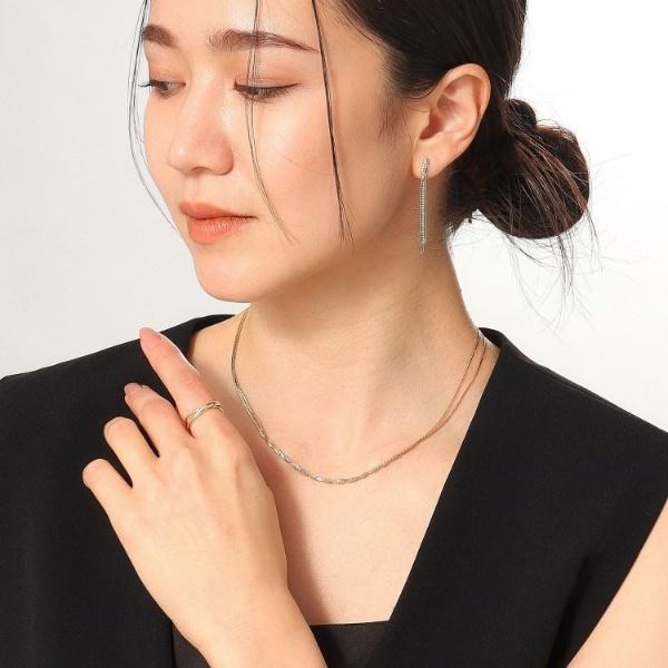 K10ベネチアンフラットツイスト ネックレスの画像