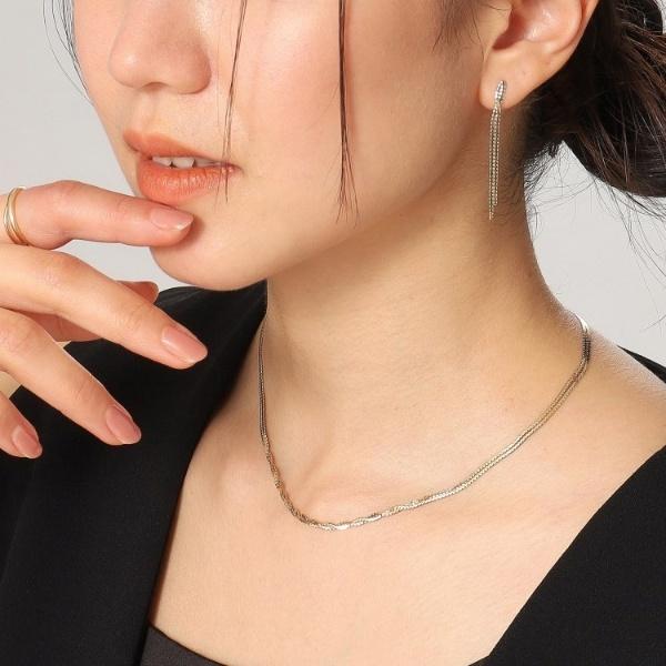K10ベネチアンフラットツイスト ネックレスの画像