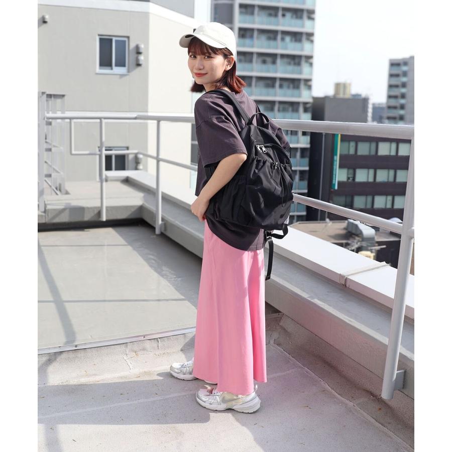 【オールシーズン/軽量/マザーズバッグ】ギャザー入りナイロンリュック | COLDE | 13