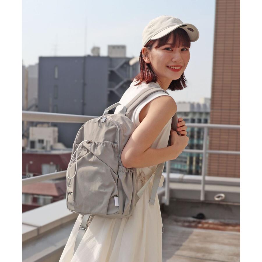 【オールシーズン/軽量/マザーズバッグ】ギャザー入りナイロンリュック | COLDE | 06