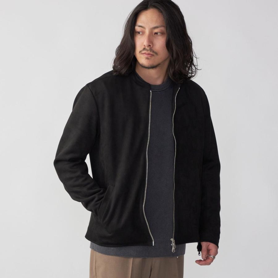 値下げ/美品/春向けSHIPS ポリエステルフェイクスエード シングルライダース SHIPS SHIPS: ポリエステル フェイクスエード シングル