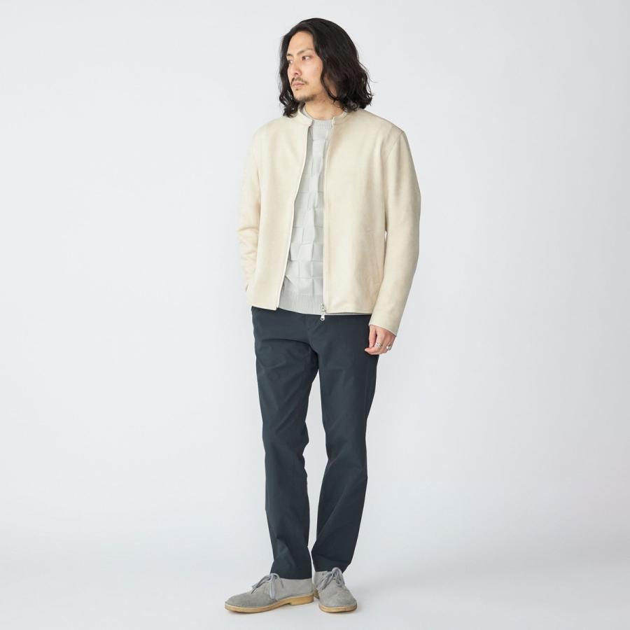 SHIPS SHIPS: ポリエステル フェイクスエード シングル