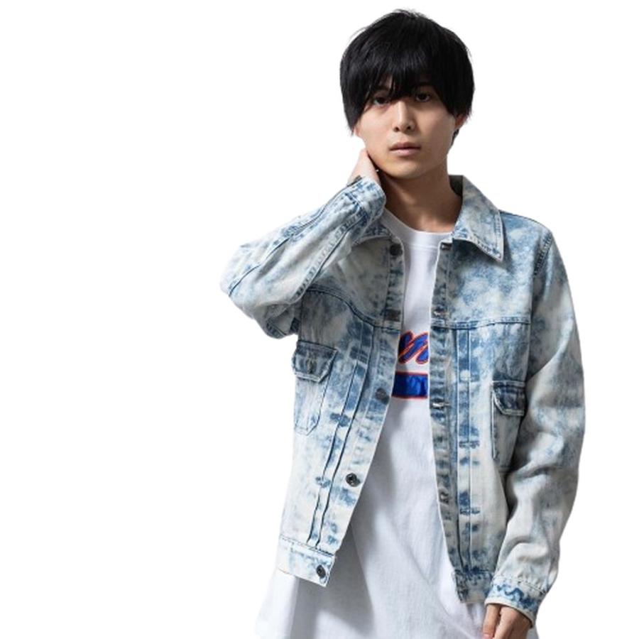 ジージャン メンズ デニム ジャケット Gジャン ウォッシュ加工 春物 