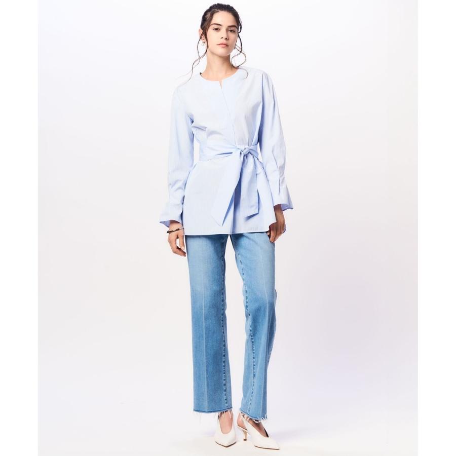 CANCLINI スキッパーベルト付き ブラウス