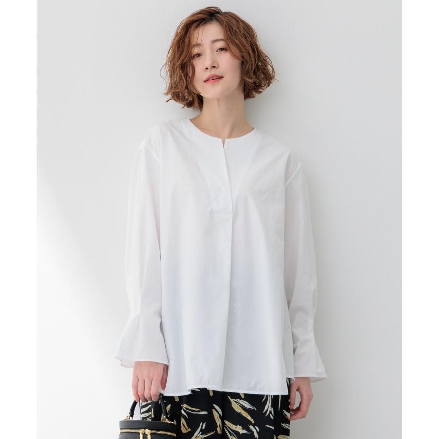 CANCLINI スキッパーベルト付き ブラウス