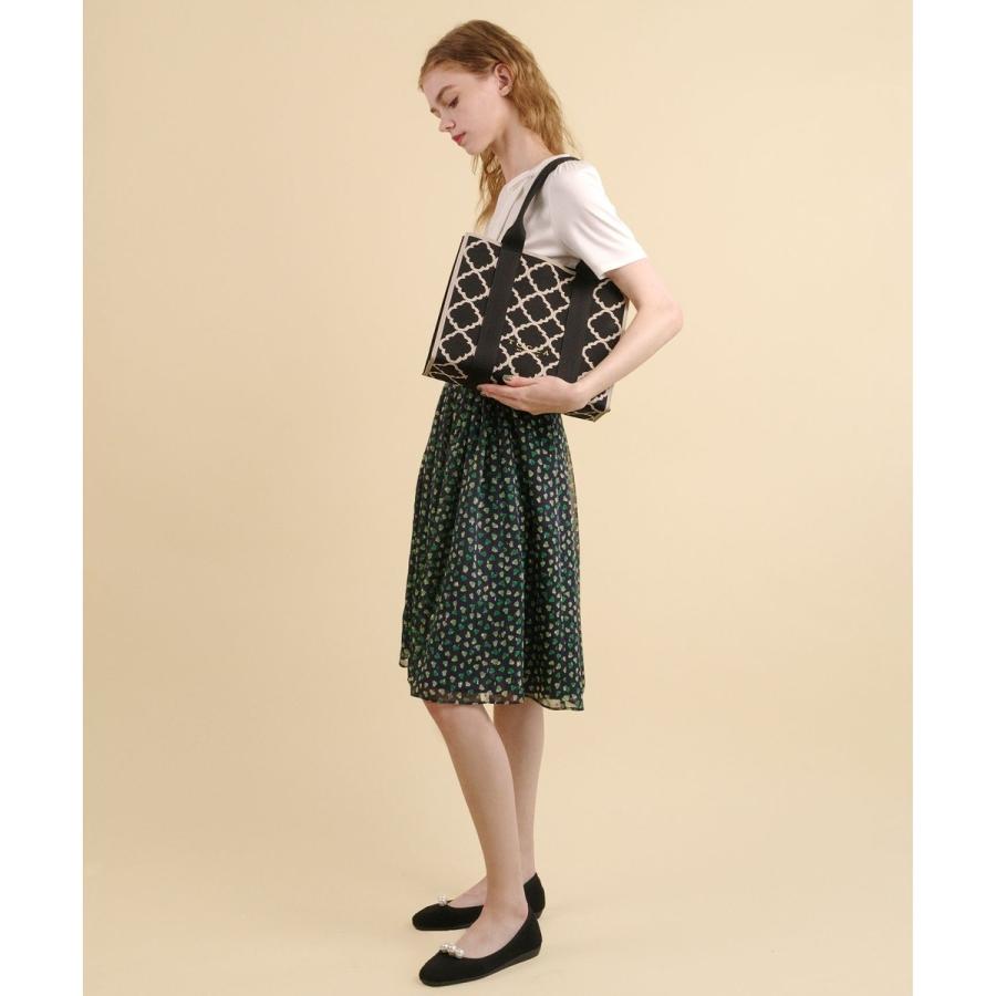 【大人百花掲載】【A4サイズ対応】CHECKER CLOVER KNITBAG ニットバッグの画像