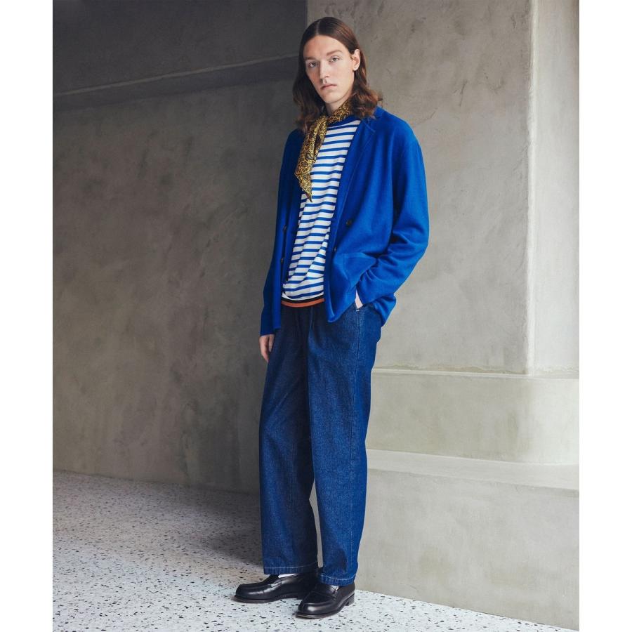 SHIPS（シップス） BATEAUX DE SHIPS: リネン ダブル ブレスト ニット