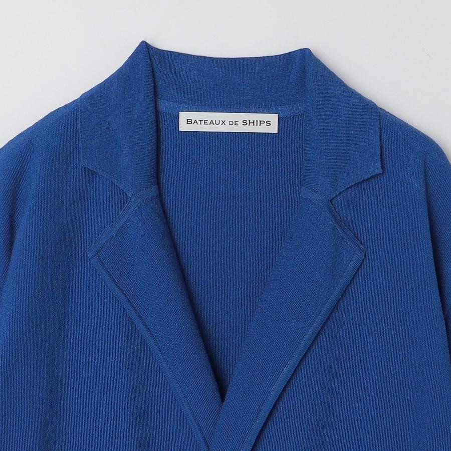 SHIPS（シップス） BATEAUX DE SHIPS: リネン ダブル ブレスト ニット