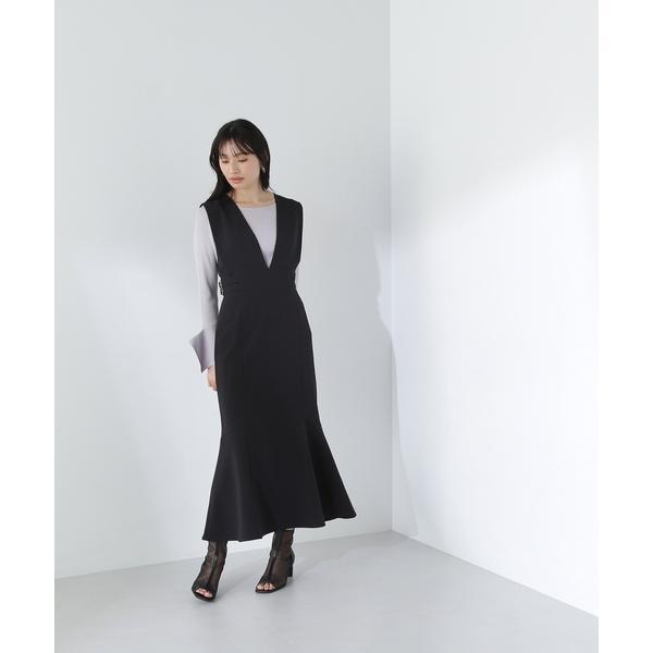 NATURAL BEAUTY BASIC サイドバックルベルトジャンスカ 24SS